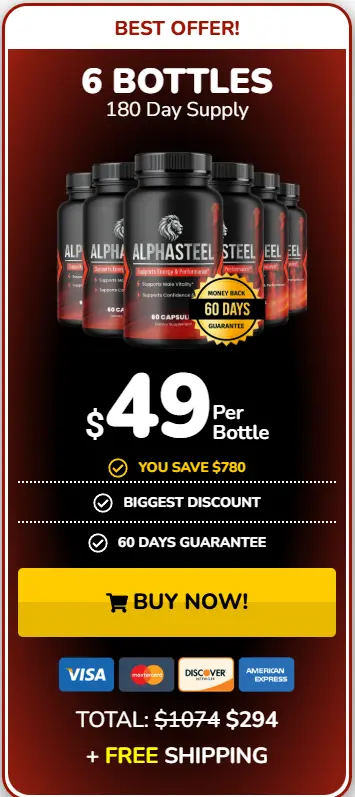 Buy AlphaSteel  6 Bottle